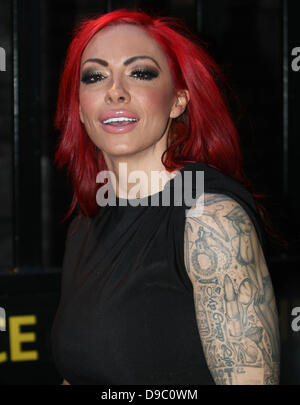 Jodie Marsh à l'ITV studios London, England - 25.01.12 Banque D'Images