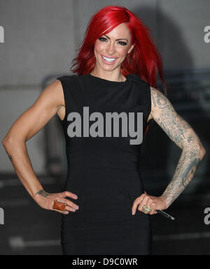 Jodie Marsh à l'ITV studios London, England - 25.01.12 Banque D'Images