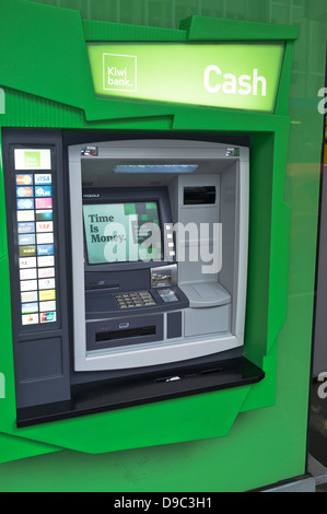 Dh d'AVION NOUVELLE ZÉLANDE Kiwi Bank ATM machine Banque D'Images