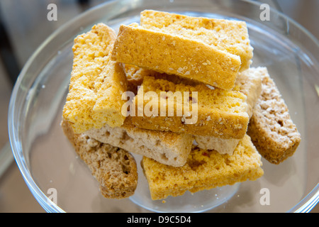 Biscottes, biscuits traditionnels sud-africains, Le Cap, Afrique du Sud Banque D'Images