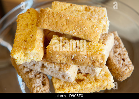 Biscottes, biscuits traditionnels sud-africains, Le Cap, Afrique du Sud Banque D'Images