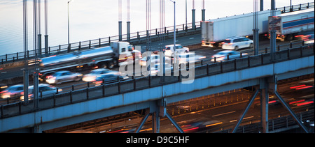 Close-up de pointe crossing bridge Banque D'Images