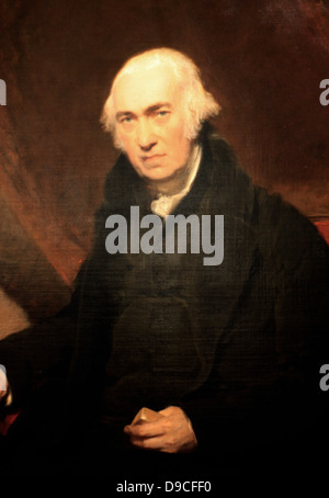À partir de détails 'Portrait de James Watt' 1812, par Sir Thomas Lawrence (1769-1830). Banque D'Images
