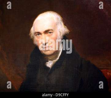 À partir de détails 'Portrait de James Watt' 1812, par Sir Thomas Lawrence (1769-1830). Banque D'Images