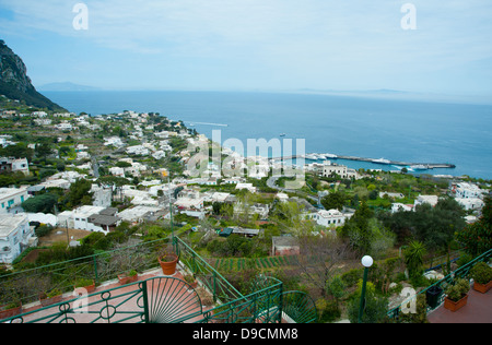 Vue sur l'île de Capri Banque D'Images