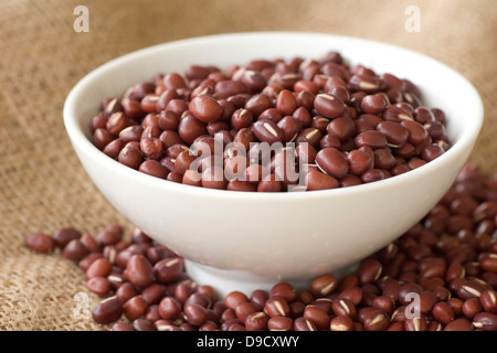 Ou azuki Haricots Adzuki Banque D'Images