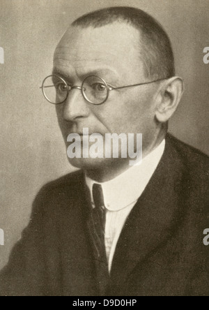 Herman Hesse (1877-1962), Suisse d'origine allemande, poète, romancier et peintre. Reçu le Prix Nobel de Littérature en 1946. Banque D'Images