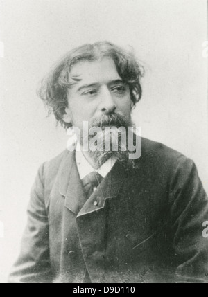 Alphonse Daudet (1840-1897) La romancière, dramaturge et poète. Banque D'Images