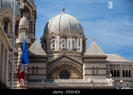 Célèbre cathédrale de La Major à Marseille en France Banque D'Images