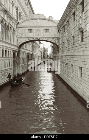 Le pont des Soupirs, Venise Banque D'Images