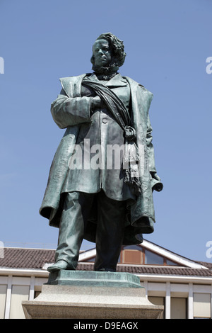 STATUE EN BRONZE DE Daniele Manin Venise ITALIE 12 Juillet 2012 Banque D'Images