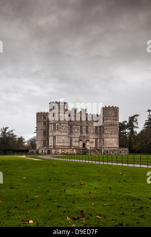 Dans Casttle Lulworth, Lulworth Dorset, Royaume-Uni Banque D'Images