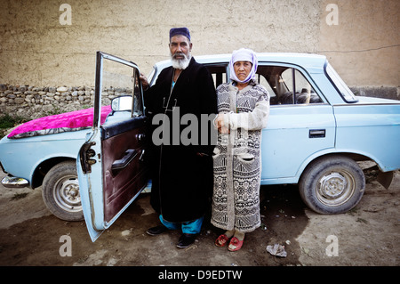 Les Tsiganes au Tadjikistan Banque D'Images
