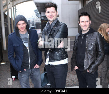 Le script à l'ITV studios London, England - 22.02.11 Banque D'Images