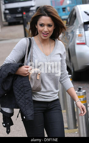 Tasmin Lucia Khan à l'ITV studios London, England - 24.02.11 Banque D'Images