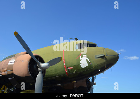 Un AC-130U Spooky de combat. Banque D'Images