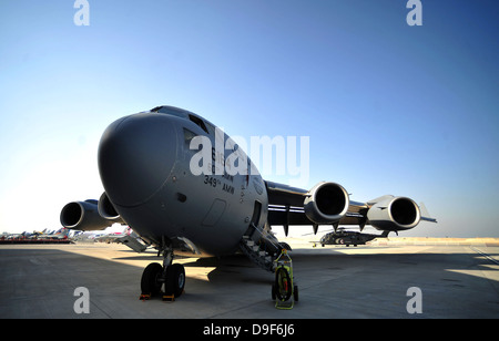 U.S. Air Force C-17 Globemaster III à Shakir Air Base, Bahreïn. Banque D'Images