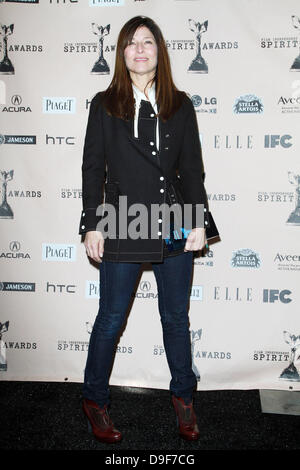 Catherine Keener l 2011 Film Independent Spirit Awards à Santa Monica Beach - Salle de Los Angeles, Californie - 26.02.11 Banque D'Images