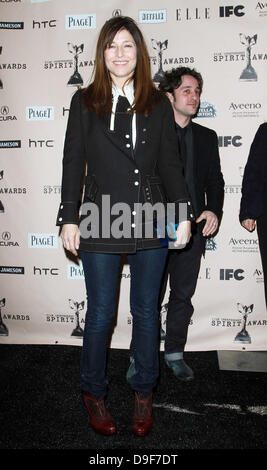 Catherine Keener l 2011 Film Independent Spirit Awards à Santa Monica Beach - Salle de Los Angeles, Californie - 26.02.11 Banque D'Images