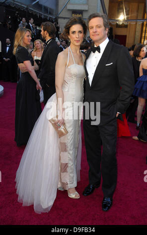 Livia Giuggioli et Colin Firth 83rd Annual Academy Awards (Oscars) qui a eu lieu au Kodak Theatre - Arrivées Los Angeles, Californie - 27.02.11 Banque D'Images