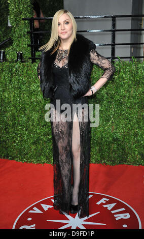 Madonna 2011 Vanity Fair Oscar Party au Sunset Tower Hotel de Hollywood, Californie - 27.02.11 Banque D'Images