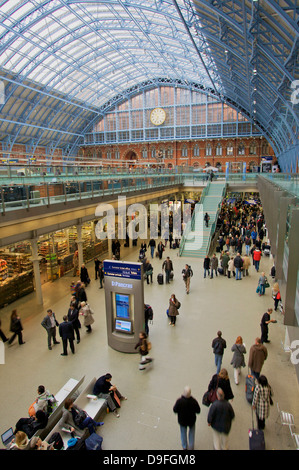 La gare St Pancras, London, England, UK Banque D'Images