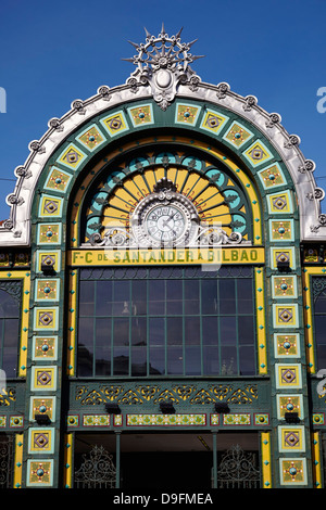 La gare de Bilbao, Bilbao, Pays Basque, Espagne Banque D'Images