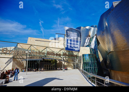 Guggenheim Museum, Bilbao, Pays Basque, Espagne Banque D'Images