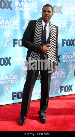 Jason Derulo 42ème NAACP Image Awards Au Shrine Auditorium - Arrivées à Los Angeles en Californie, États-Unis - 04.03.11 Banque D'Images