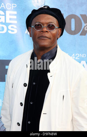 Samuel L. Jackson 42ème NAACP Image Awards Au Shrine Auditorium - Arrivées à Los Angeles en Californie, États-Unis - 04.03.11 Banque D'Images