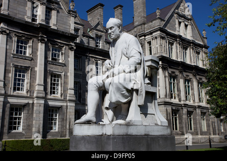 Sculpture de George Salmon au Trinity College de Dublin Irlande Banque D'Images