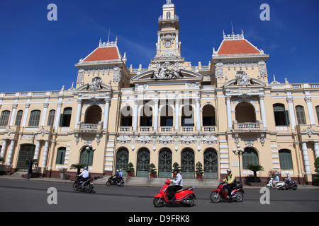 Bâtiment Comité des peuples, de l'Hôtel de Ville, Ho Chi Minh Ville (Saigon), Vietnam, Indochine, Asie du sud-est Banque D'Images