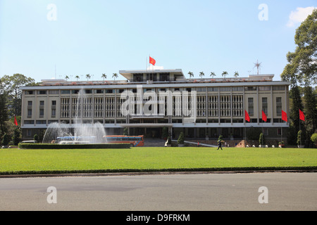 Palais de la réunification, Ho Chi Minh Ville (Saigon), Vietnam, Indochine, Asie du sud-est Banque D'Images