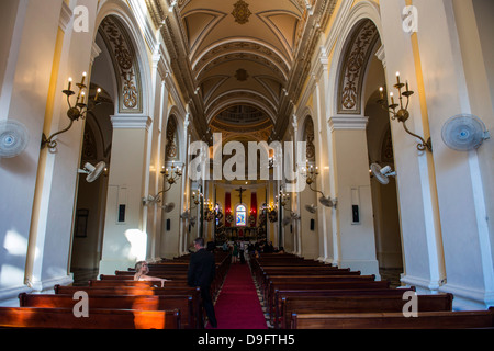 La Santa Catedral San Juan Bautista de Puerto Rico, Antilles, Caraïbes Banque D'Images