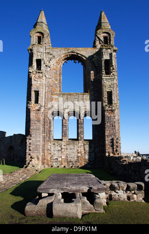 La Cathédrale de Saint Andrews, Fife, Scotland, UK Banque D'Images