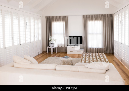 Intérieurs d'un salon Banque D'Images