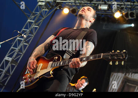 Social Distortion Le 2011 Soundwave Festival à Bonython Park Adelaide, Australie - 05.03.11 Banque D'Images