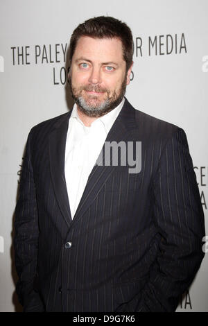 Nick Offerman Paleyfest 2011 présente "Parks and Recreation" au Saban Theatre de Beverly Hills, en Californie - 09.03.11 Banque D'Images