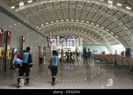 Intérieur de l'aéroport moderne de la ville de Chengdu en Chine Banque D'Images