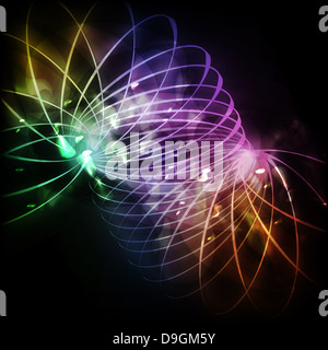 Résumé Contexte Les cercles multicolores. Eps10 Vector illustration Banque D'Images