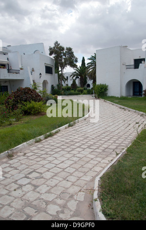 La partie riche de la ville en tunisie Banque D'Images