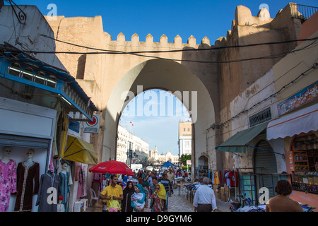 Bab Diwan porte de la Médina de Sfax Tunisie Banque D'Images