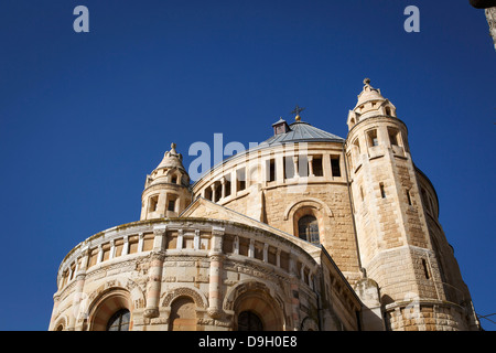 L'église de la Dormition sur le Mont Sion, Jérusalem, Israël. Banque D'Images