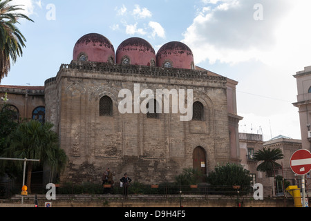 L'église de San Cataldo, Palerme, Sicile, Italie Banque D'Images