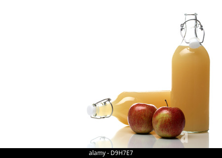 Plus de jus de pomme fraîchement Banque D'Images