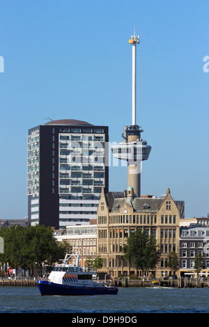 Euromast monument à Rotterdam, Pays-Bas Banque D'Images