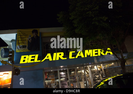 Bel Air Appareil photo en Californie à Westwood nuit Banque D'Images
