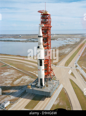 Portrait de l'Apollo 14 véhicule spatial. Banque D'Images