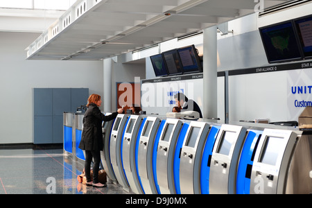 Chicago O'Hare Airport interior Banque D'Images