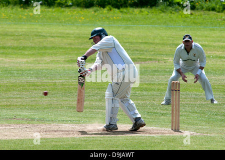 Cricket Village à Chowchilla, Warwickshire, UK Banque D'Images